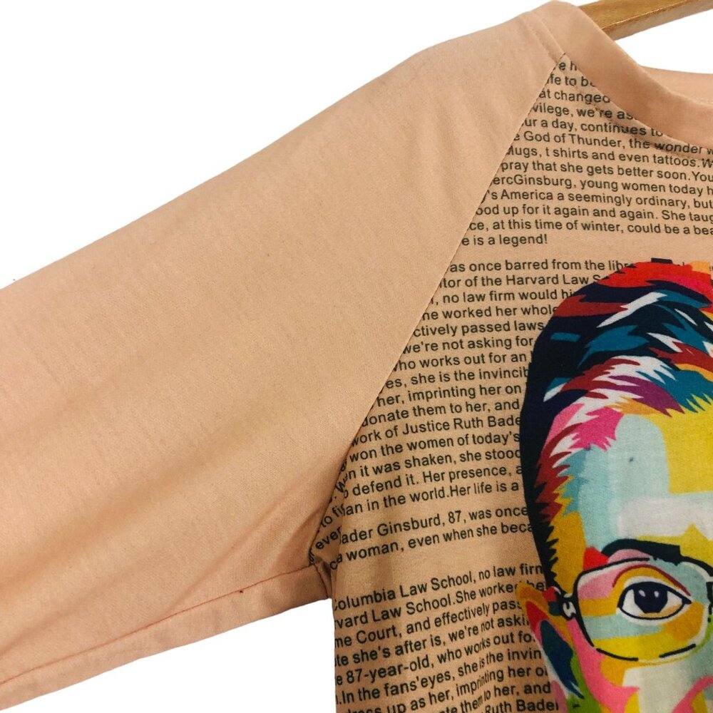 Ruth Bader Ginsburg Rbg Women's Graphic Tee Sz Me… - image 3